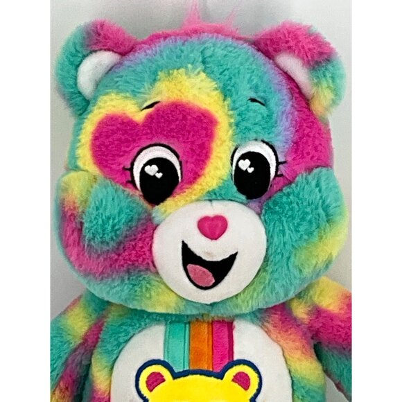 Care Bears 2023 Good Vibes Bear Plush Toy 14' - Picture 2 of 7